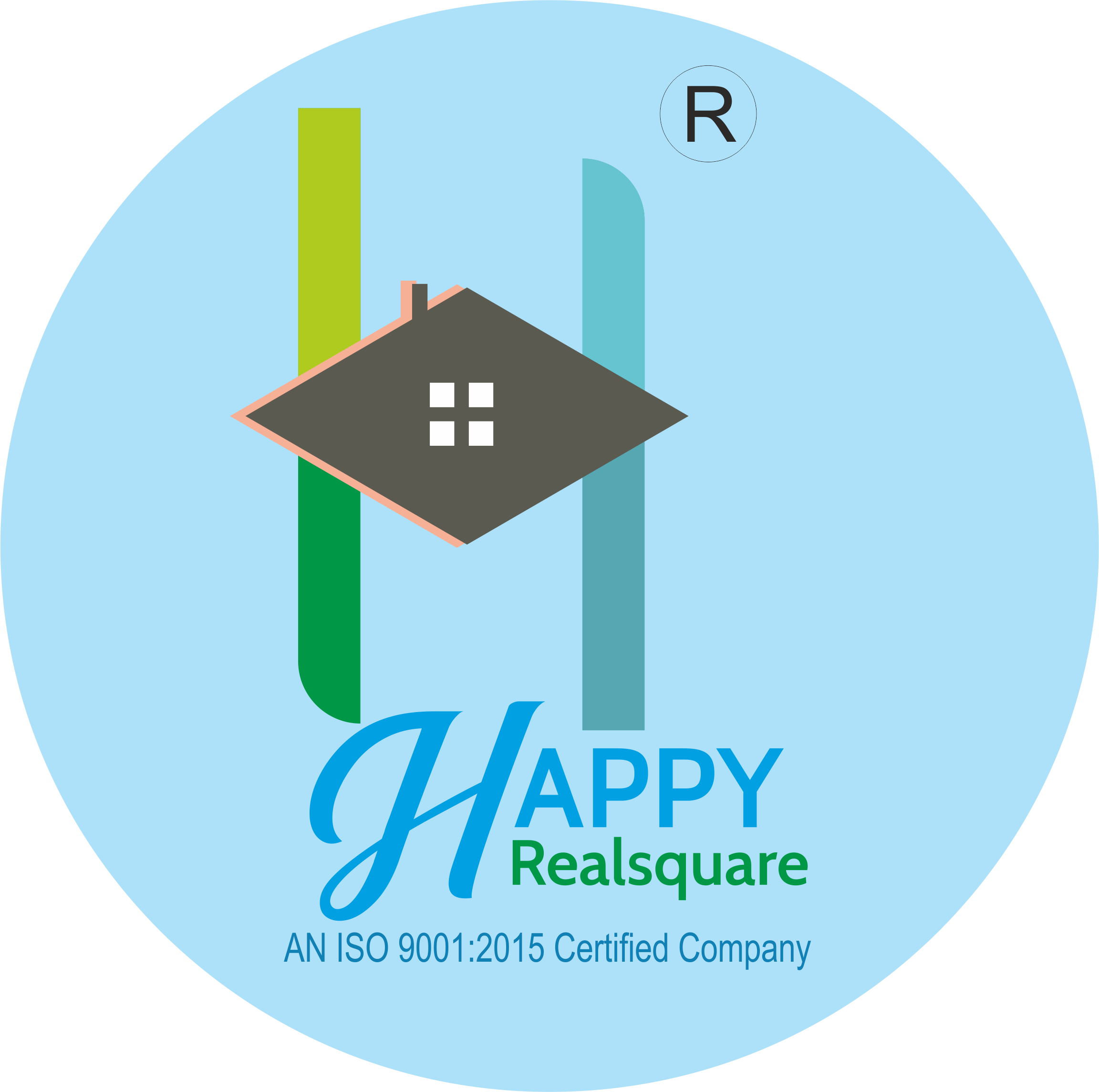 Happy Real Square Logo PNG